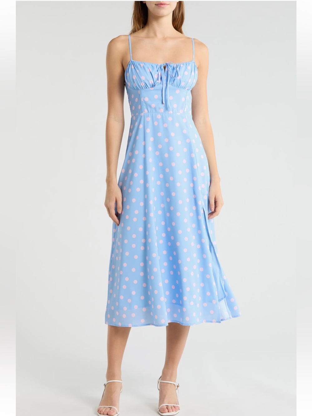 NWT All in Favor Corset Midi Dress